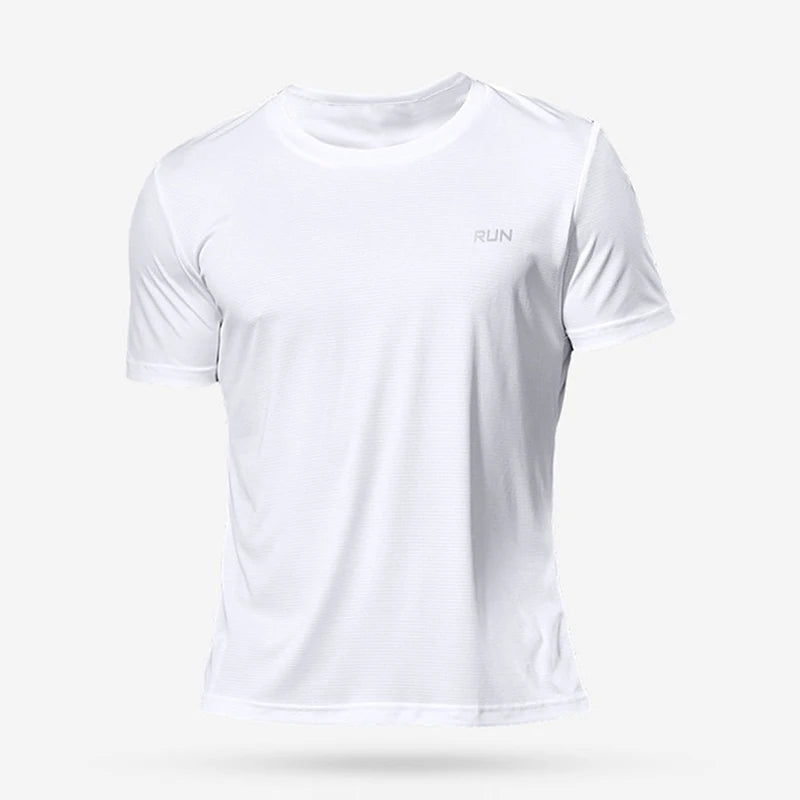 Men’s Quick-Dry Sports T-Shirt – Compression Workout & Running Jersey for Gym, Soccer, Jogging