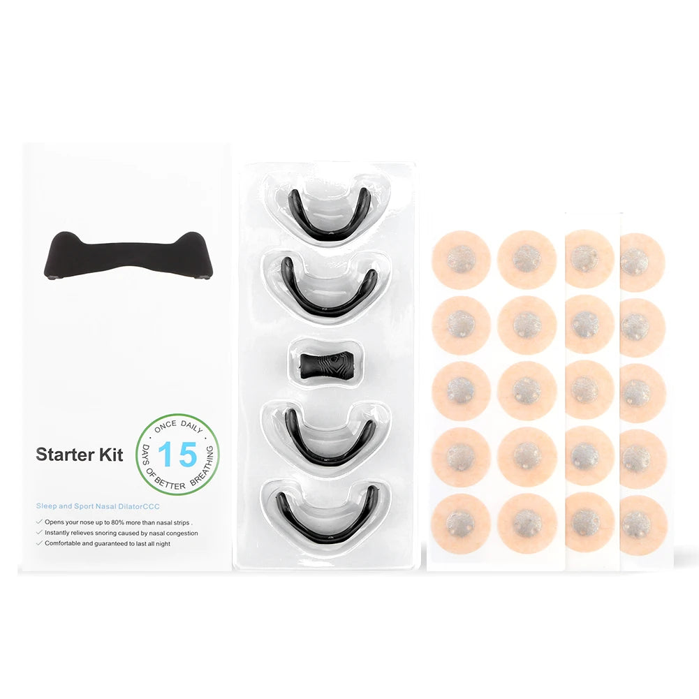 15 Pairs Magnetic Nasal Strips – Anti-Snoring Breath Enhancers for Better Sleep
