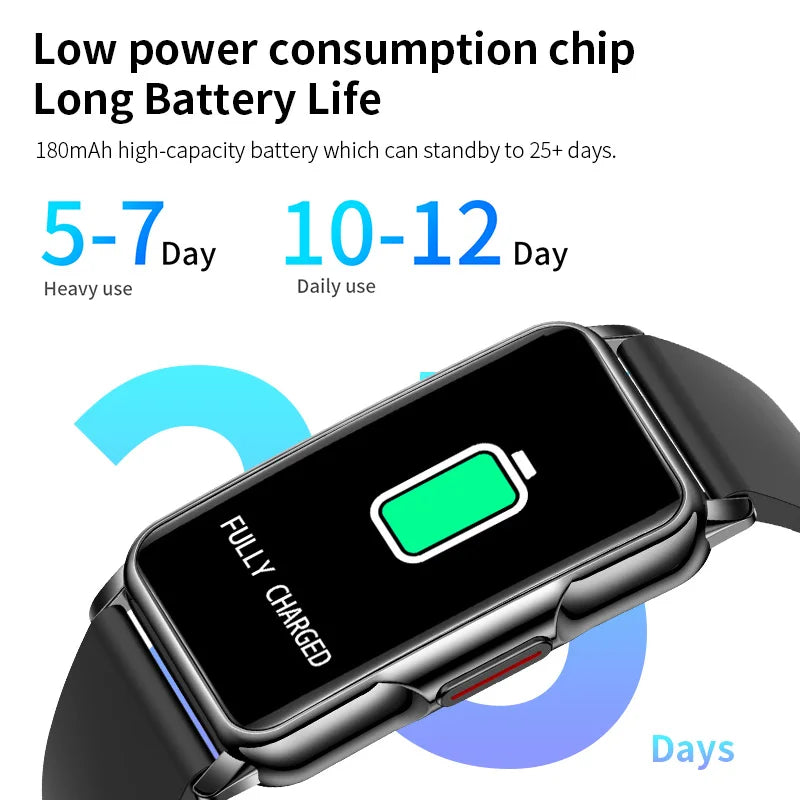 Bluetooth Smartwatch for Men & Women – Music, Fitness & Sleep Tracker with Gift Box