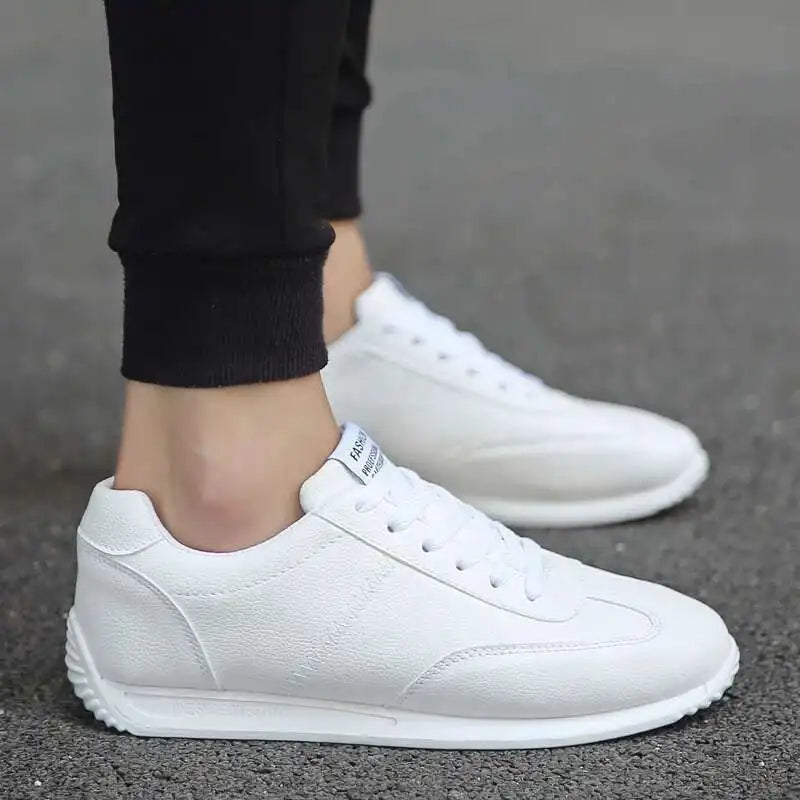 Men’s Leather Casual Sneakers – Breathable Non-Slip Italian Style Loafers