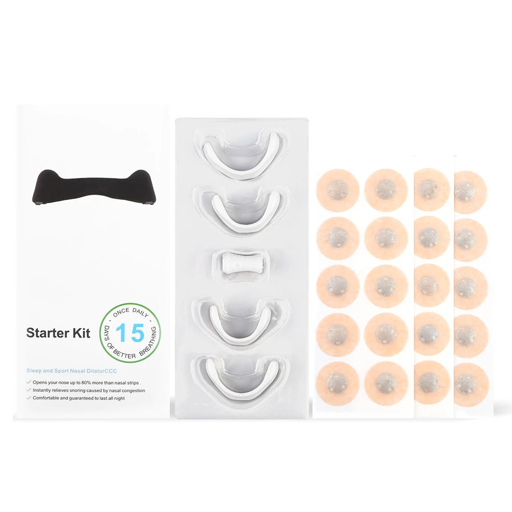 15 Pairs Magnetic Nasal Strips – Anti-Snoring Breath Enhancers for Better Sleep