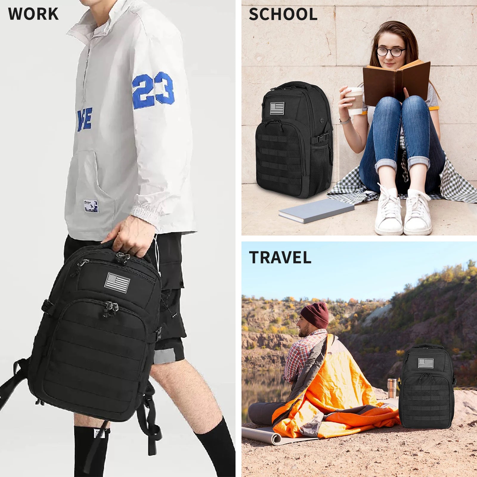 Tactical Backpack – 50L