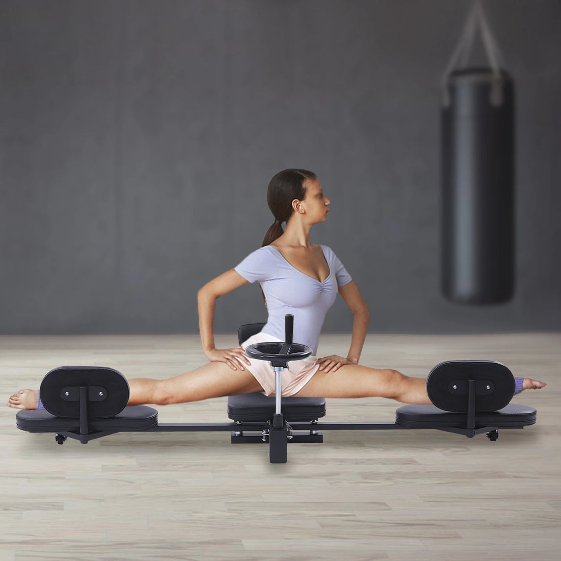 Heavy-Duty Leg Stretcher Machine – Flexibility Trainer for Splits, Yoga & Martial Arts