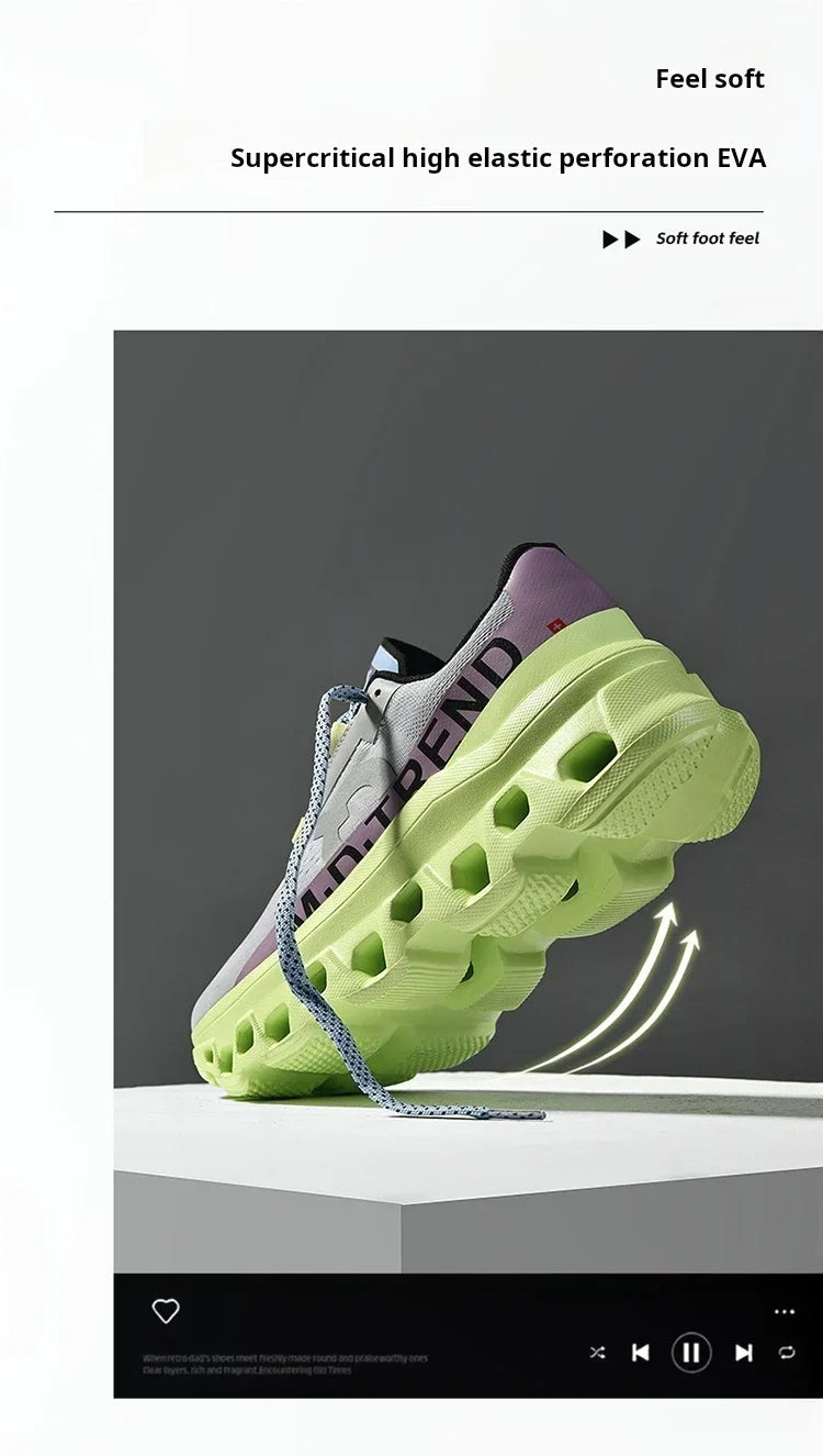 Men’s Lightweight Mesh Sneakers – Breathable Running & Walking Sports Shoes