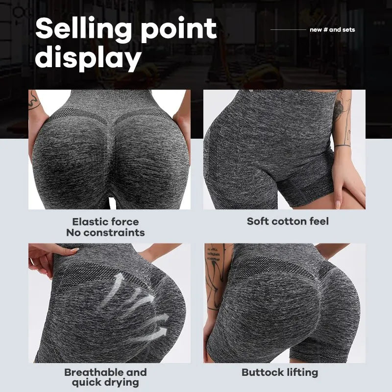 Women's High-Waist Workout Shorts