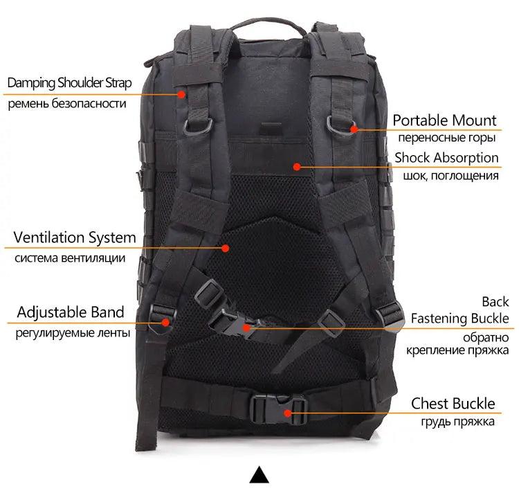 Tactical Backpack – 50L