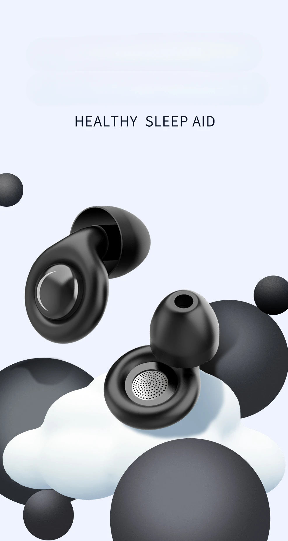 Silicone Noise-Cancelling Earplugs – Sleep, Anti-Snoring, Motorcycle & Noise Protection