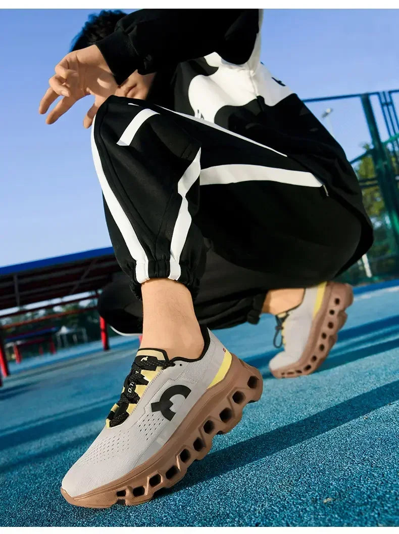 Men’s Lightweight Mesh Sneakers – Breathable Running & Walking Sports Shoes