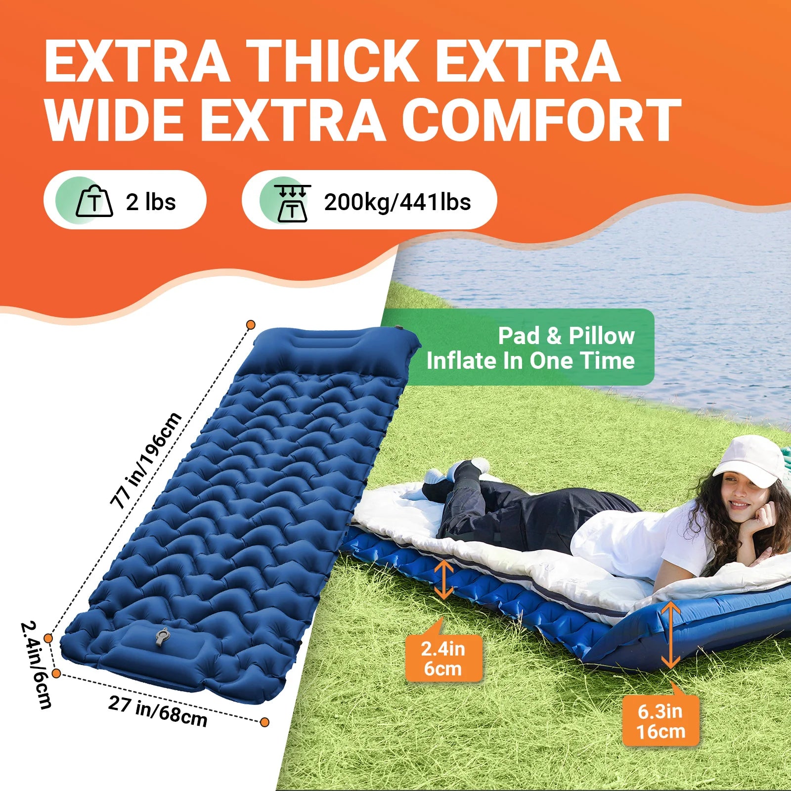 KingCamp Self-Inflating Sleeping Pad