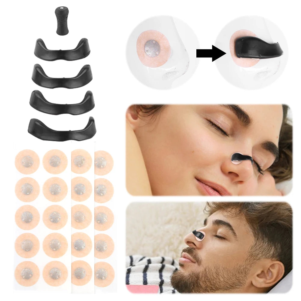 15 Pairs Magnetic Nasal Strips – Anti-Snoring Breath Enhancers for Better Sleep