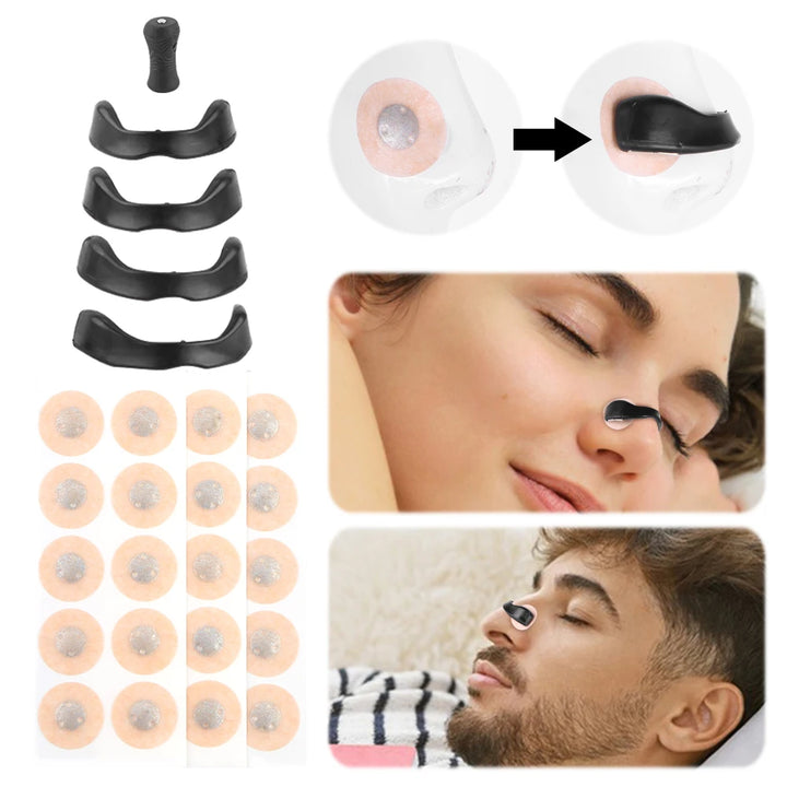 15 Pairs Magnetic Nasal Strips – Anti-Snoring Breath Enhancers for Better Sleep
