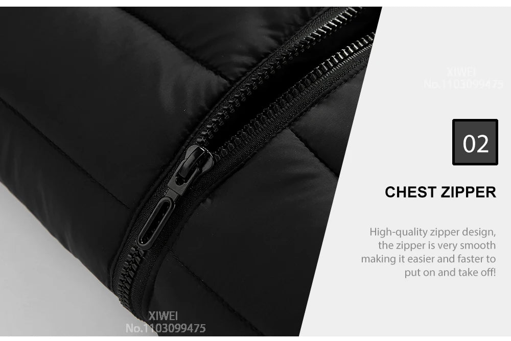 21-Zone USB Heated Jacket – Winter Heating Vest for Men & Women, Washable Outdoor Coat