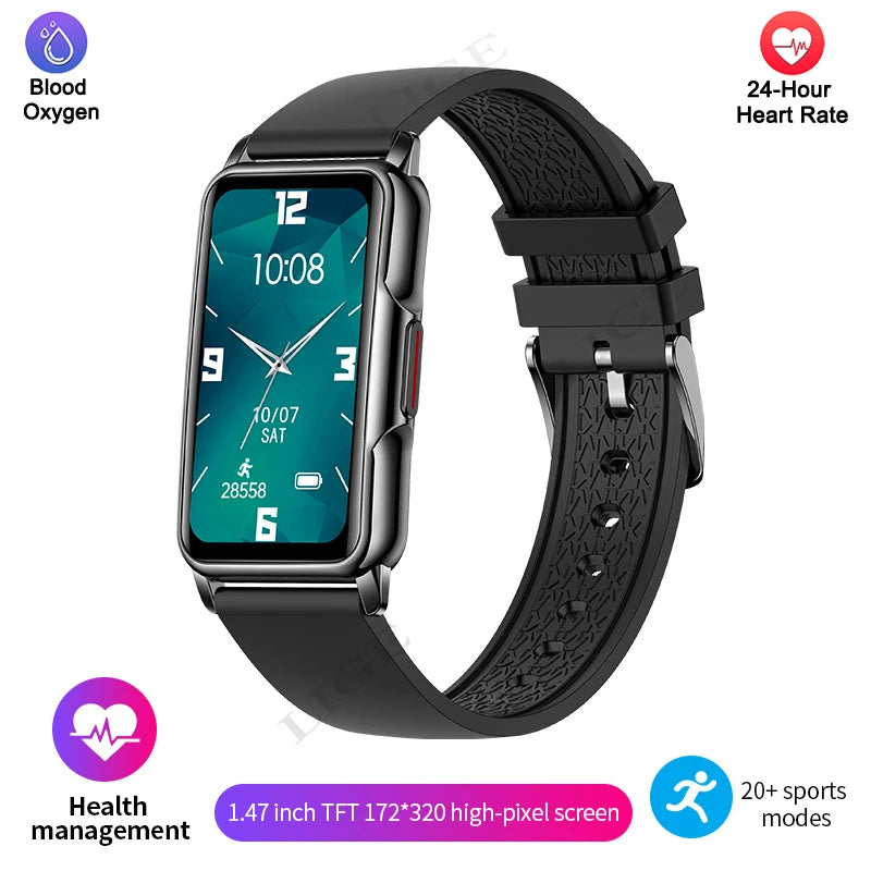 Bluetooth Smartwatch for Men & Women – Music, Fitness & Sleep Tracker with Gift Box
