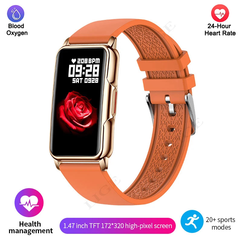 Bluetooth Smartwatch for Men & Women – Music, Fitness & Sleep Tracker with Gift Box