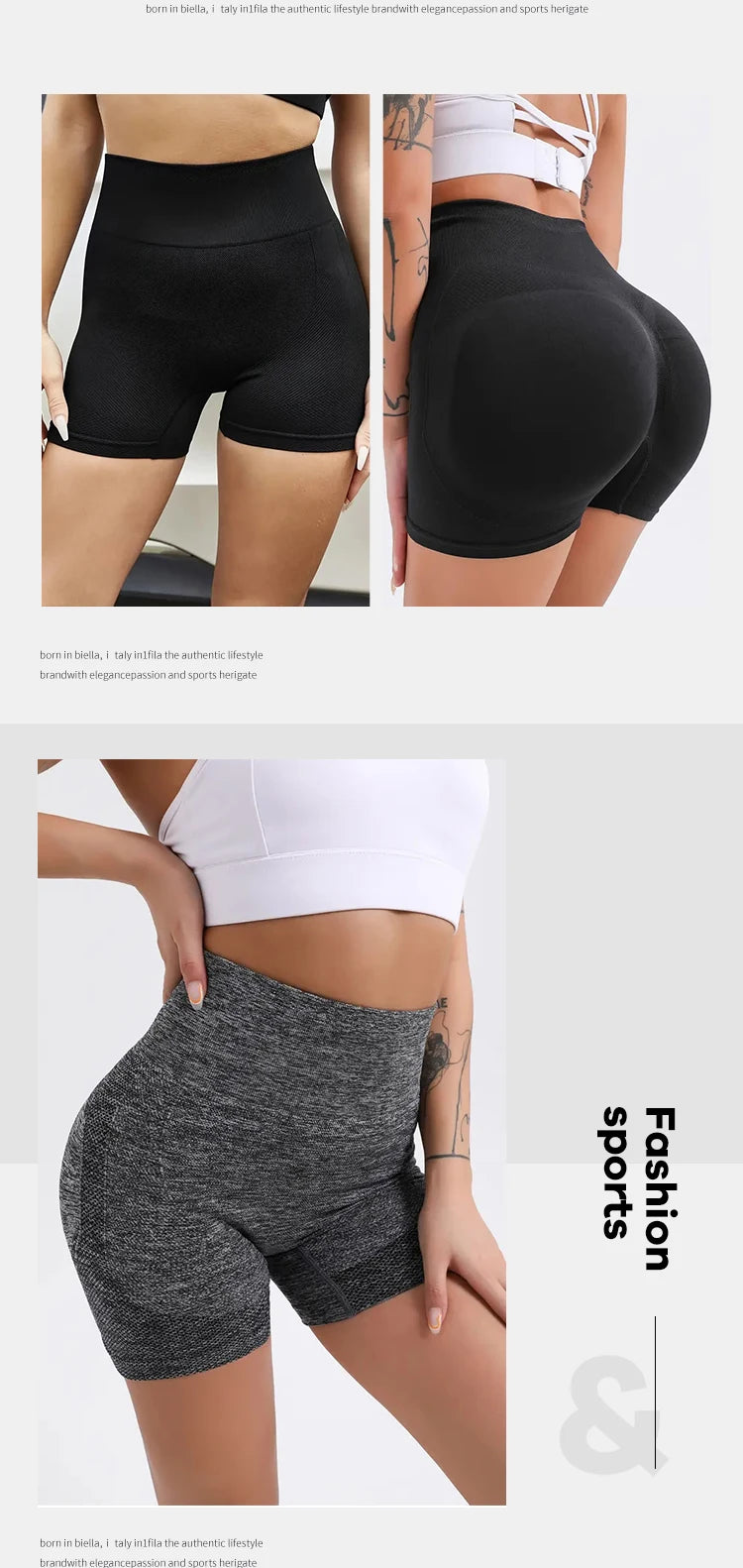 Women's High-Waist Workout Shorts