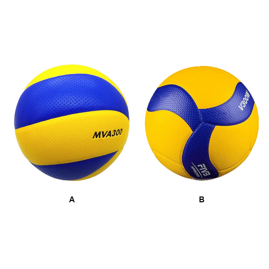 PU Leather Size 5 Volleyball – Soft Touch Ball for Indoor & Outdoor Training (MVA300 Style)
