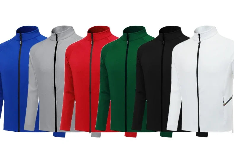 Custom Logo Men’s Full-Zip Sports Tracksuit – Team Football Training Suit (Model 8501)