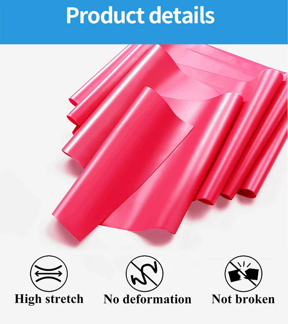 Yoga Resistance Bands – Elastic Fitness Bands for Pilates, Training & Home Workouts