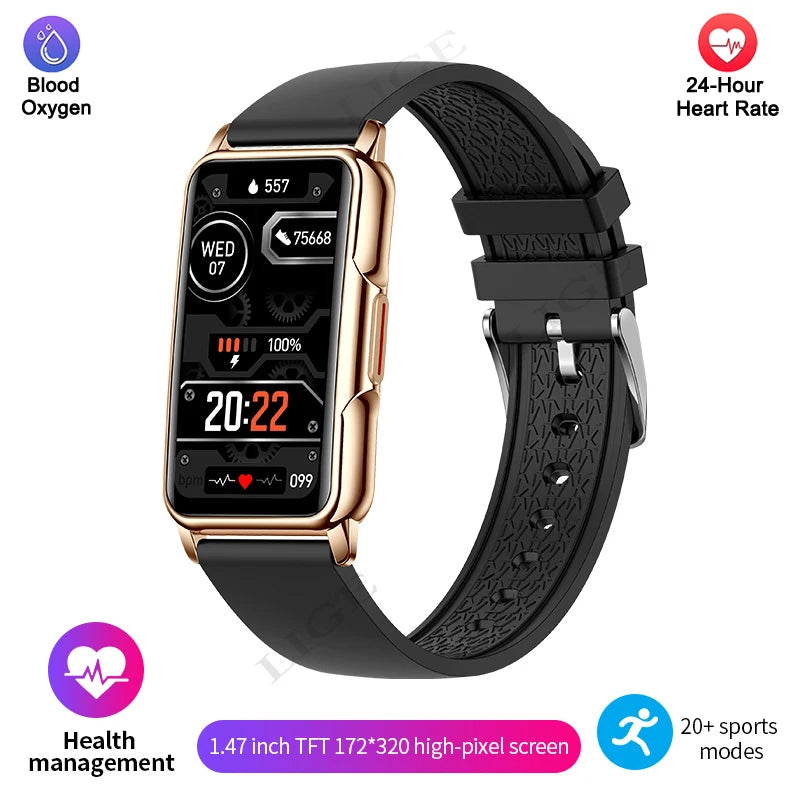 Bluetooth Smartwatch for Men & Women – Music, Fitness & Sleep Tracker with Gift Box