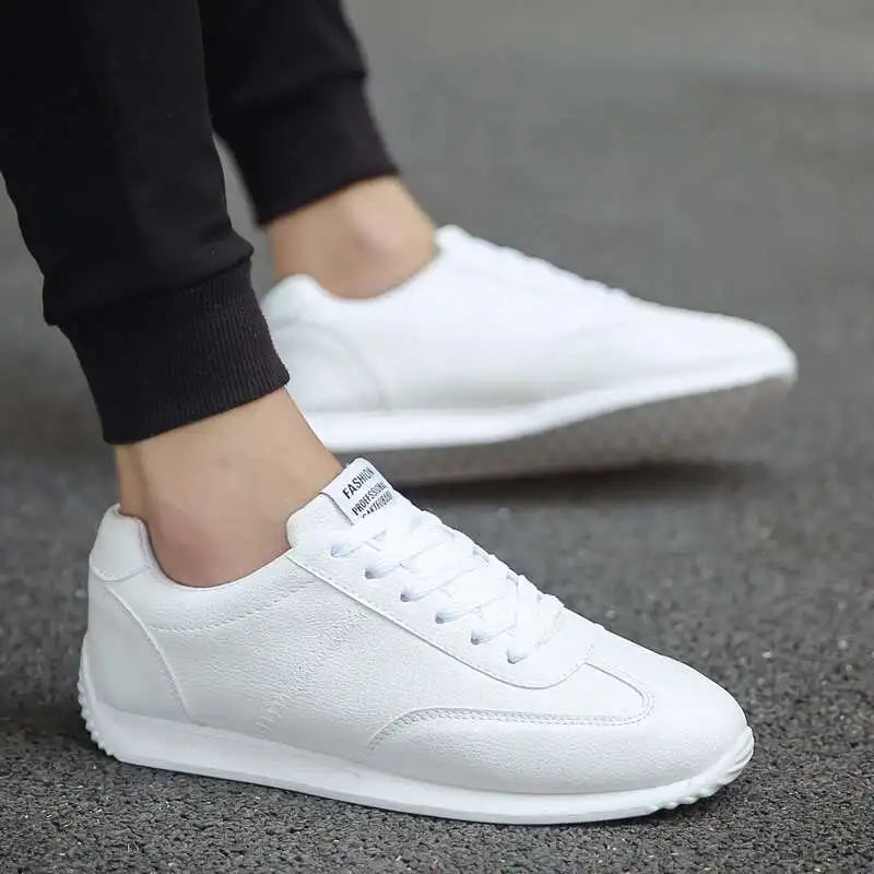 Men’s Leather Casual Sneakers – Breathable Non-Slip Italian Style Loafers