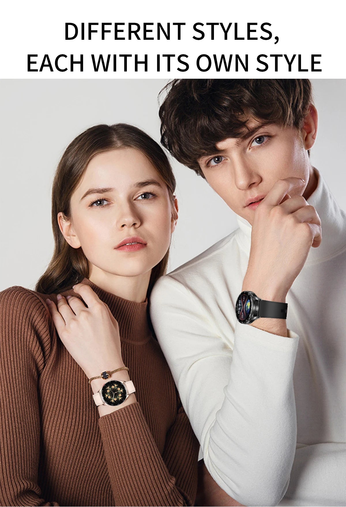 LIGE 2-in-1 Smartwatch with TWS Earbuds – Fitness Tracker with Music & Health Monitoring