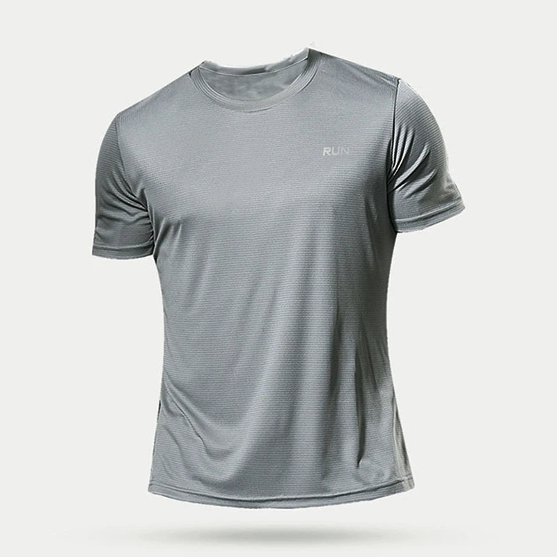 Men’s Quick-Dry Sports T-Shirt – Compression Workout & Running Jersey for Gym, Soccer, Jogging