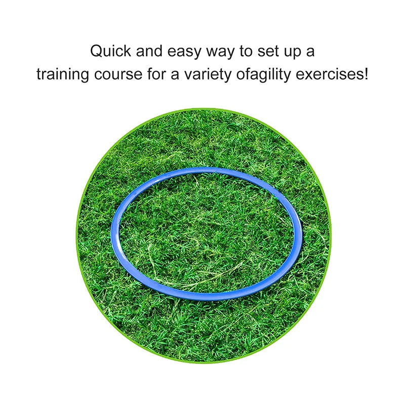 5pcs Agility Training Rings – Portable Speed & Footwork Equipment for Soccer & Sports