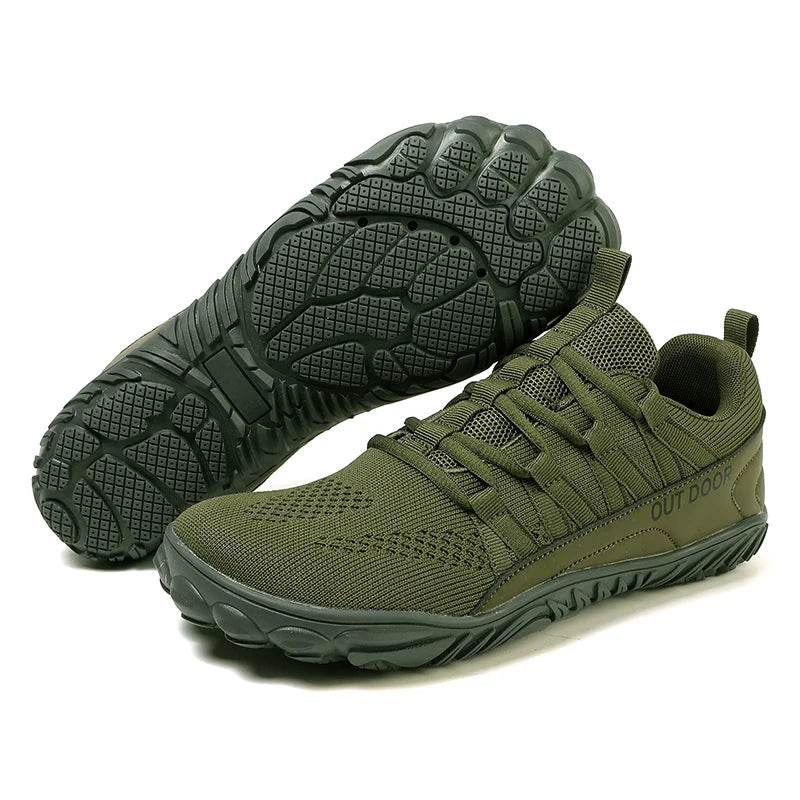 Wide-Fit Barefoot Hiking Shoes – Plus Size Outdoor & Indoor Sports Shoes for Men & Women