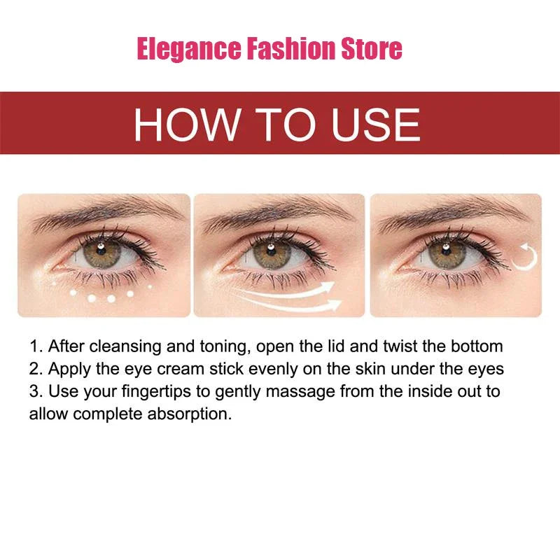 Instant Eye Cream – Reduces Eye Bags, Dark Circles & Puffiness, Lifting & Brightening Formula