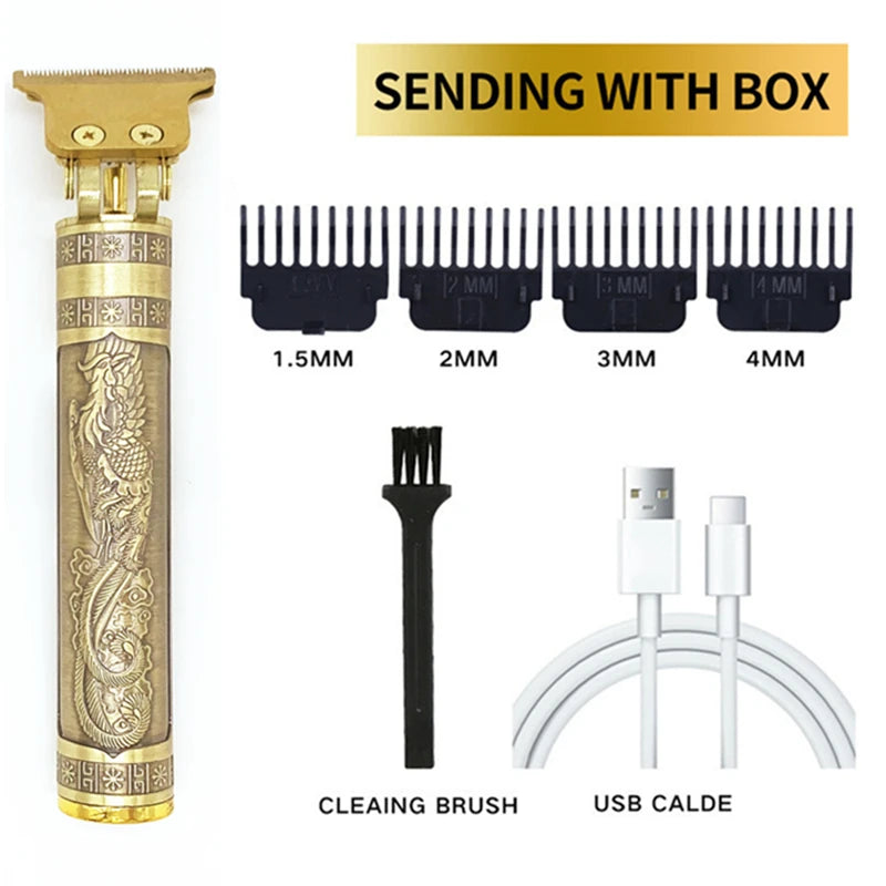 T9 Electric Hair Clipper – Rechargeable Beard & Body Trimmer for Men