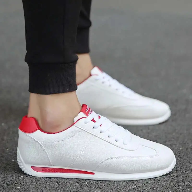 Men’s Leather Casual Sneakers – Breathable Non-Slip Italian Style Loafers