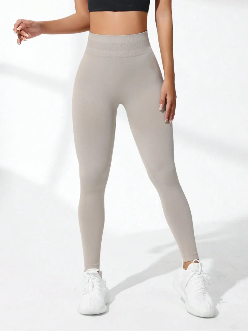 Women's Seamless High-Waist Butt-Lift Yoga Leggings