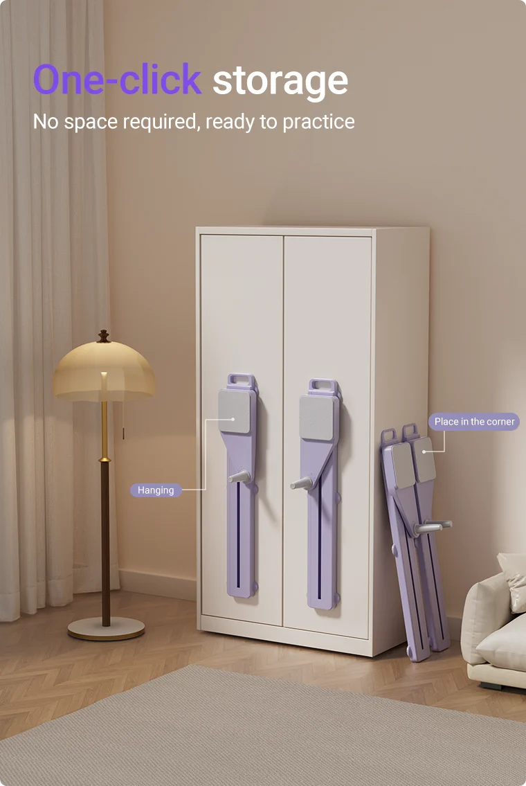 2-in-1 Abs & Ski Board – Portable Core and Leg Trainer for Home Workouts