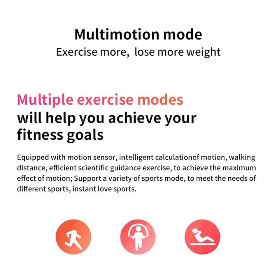 M6 Fitness Smart Watch – Waterproof Health Tracker for Men & Women