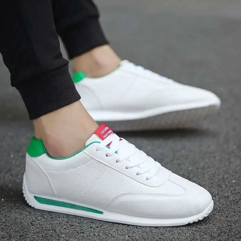 Men’s Leather Casual Sneakers – Breathable Non-Slip Italian Style Loafers