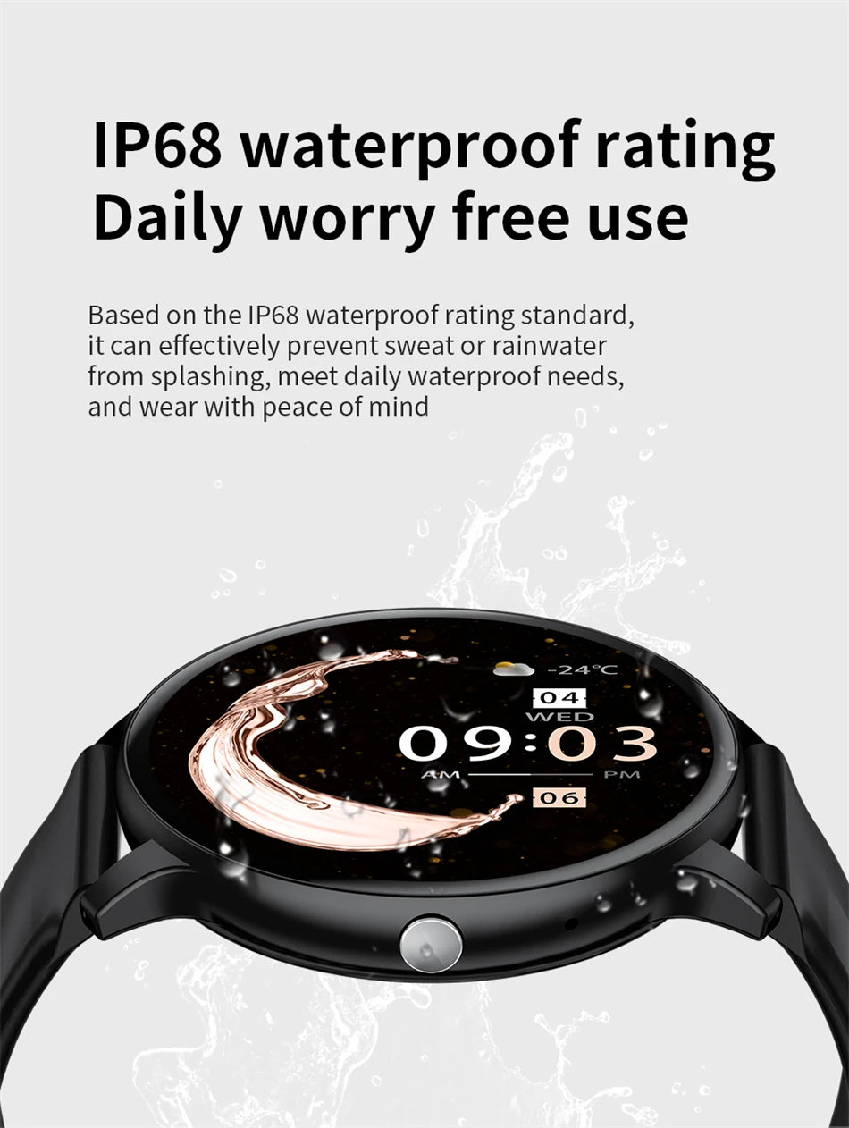 2025 Smart Watch for Men & Women – Bluetooth Call, Fitness & Health Tracker for Android & iOS
