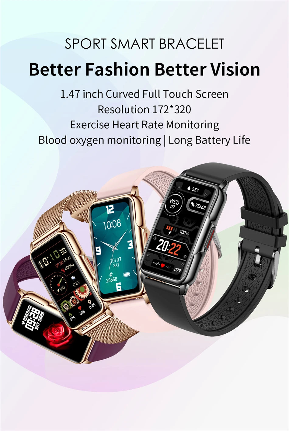 Bluetooth Smartwatch for Men & Women – Music, Fitness & Sleep Tracker with Gift Box