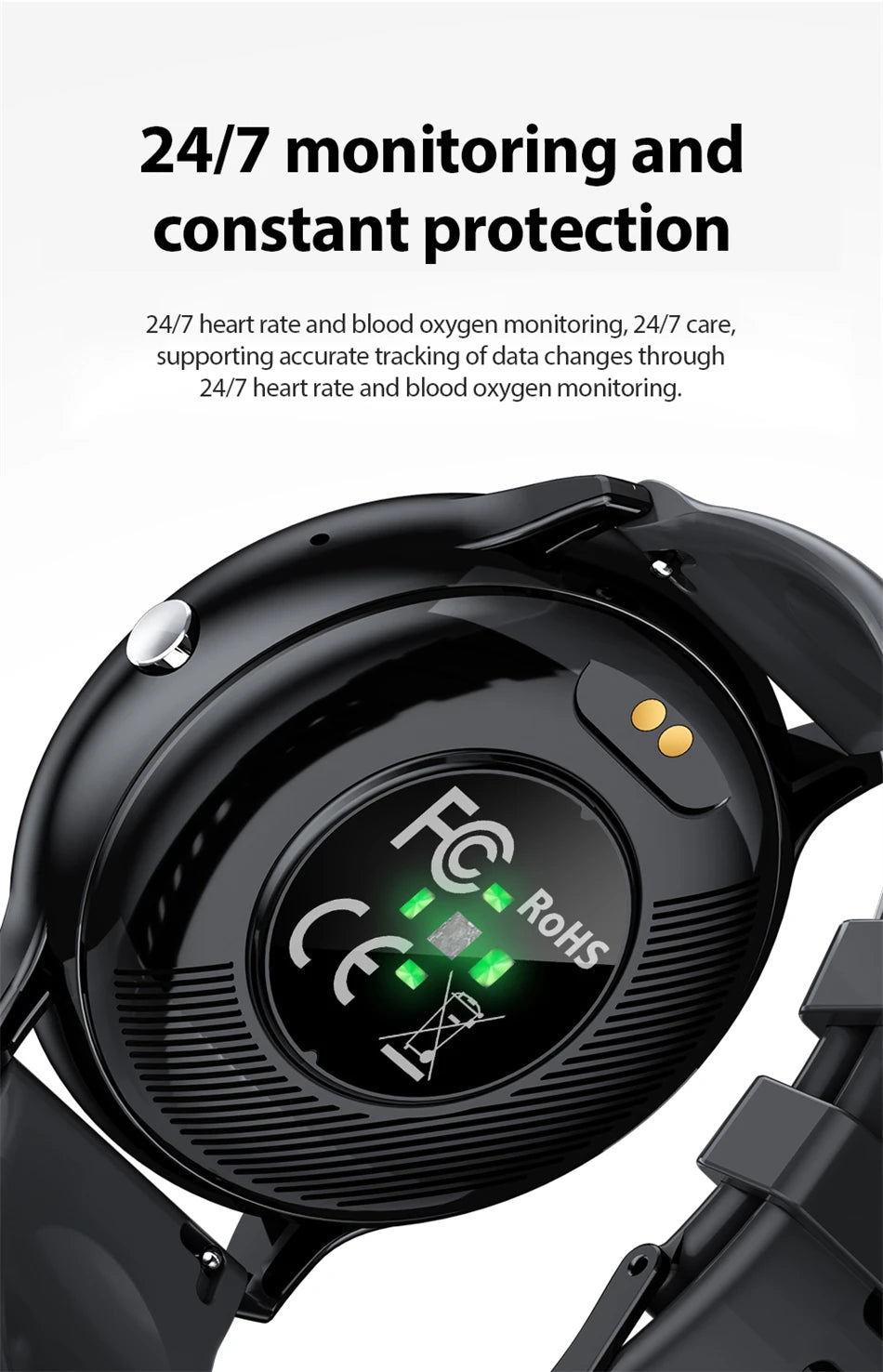 2025 Smart Watch for Men & Women – Bluetooth Call, Fitness & Health Tracker for Android & iOS