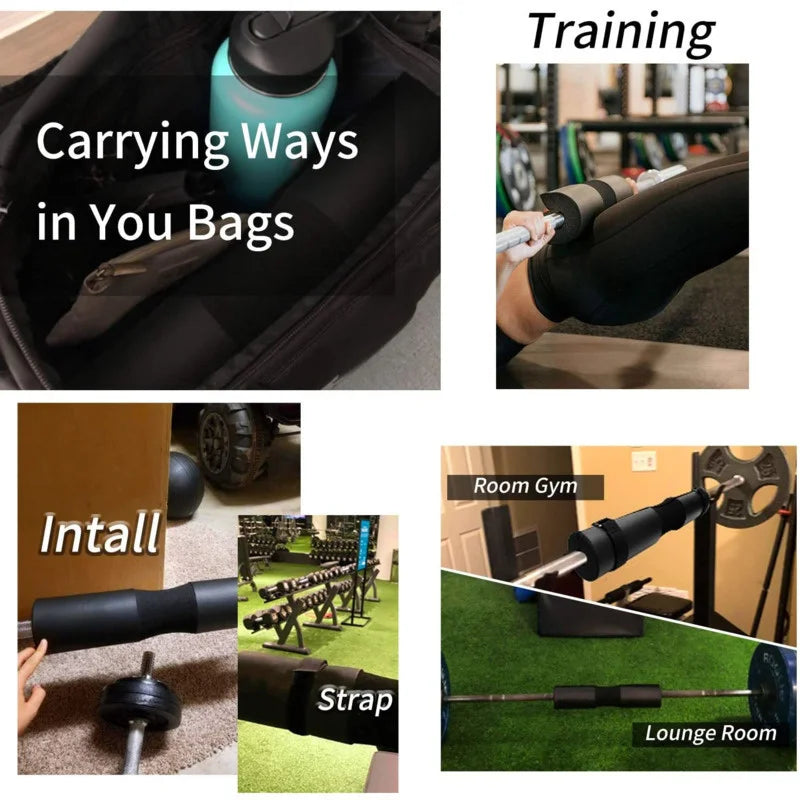 Barbell Squat Pad – Foam Cushion for Hip Thrusts & Weight Lifting Comfort