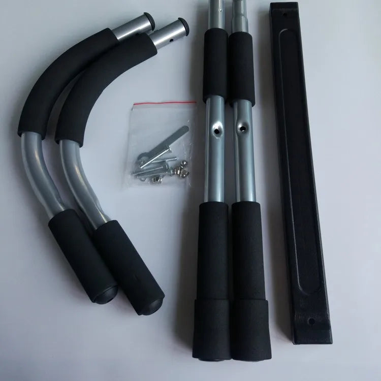 Adjustable Doorway Pull-Up Bar – Home Gym Strength Trainer with Non-Slip Grip