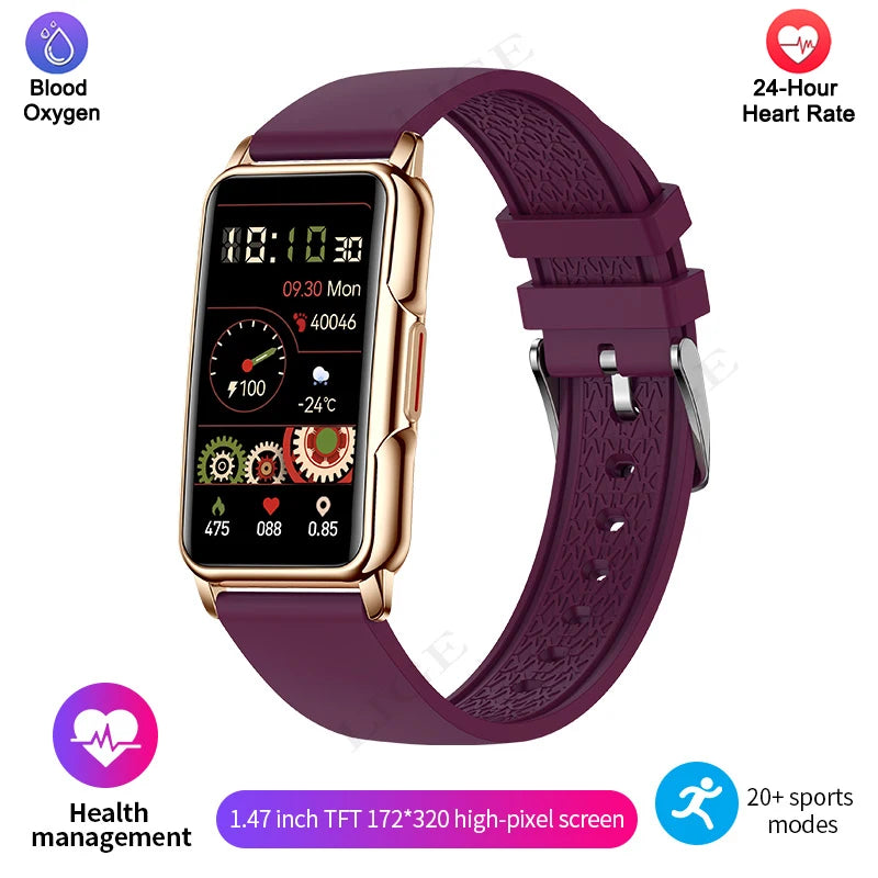 Bluetooth Smartwatch for Men & Women – Music, Fitness & Sleep Tracker with Gift Box