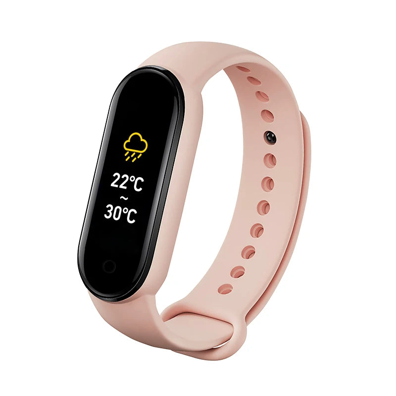 M6 Fitness Smart Watch – Waterproof Health Tracker for Men & Women