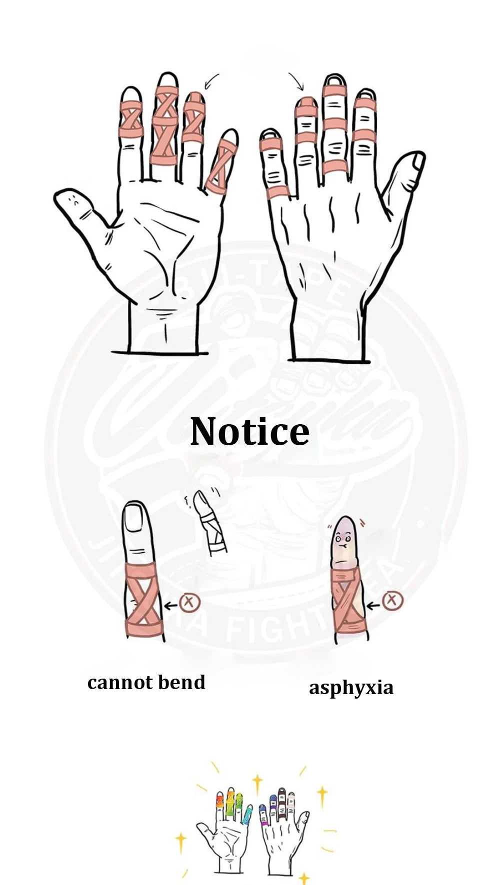 Jiu-Jitsu Finger Tape – Self-Adhesive Sports Bandage for BJJ, Climbing & Martial Arts