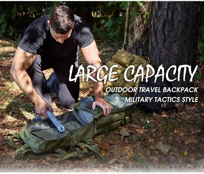 Tactical Backpack – 50L