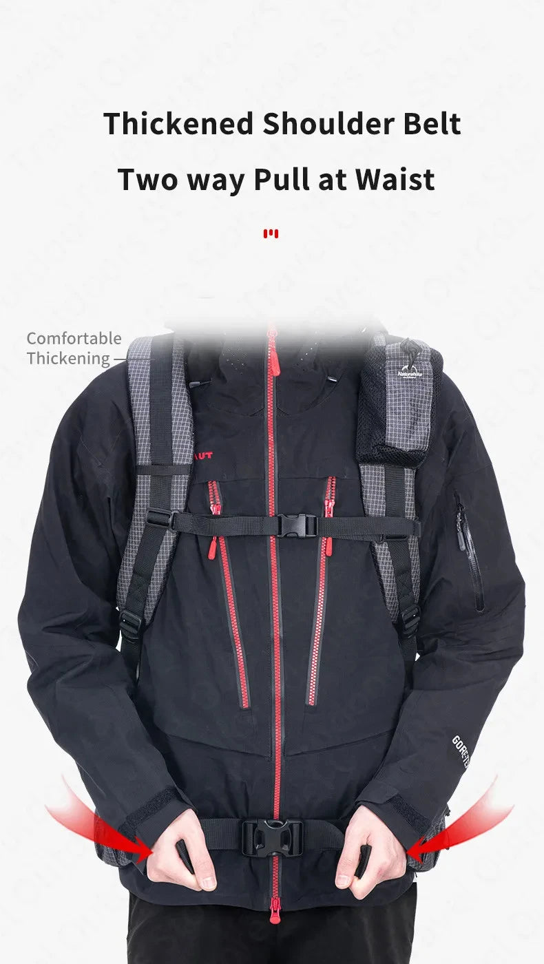 Naturehike 60+5L Waterproof Hiking Backpack – Ultralight Camping & Climbing Travel Pack