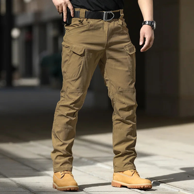 CHRLCK Men’s Tactical Pants – Waterproof, Anti-Scratch Outdoor Hiking & Work Trousers