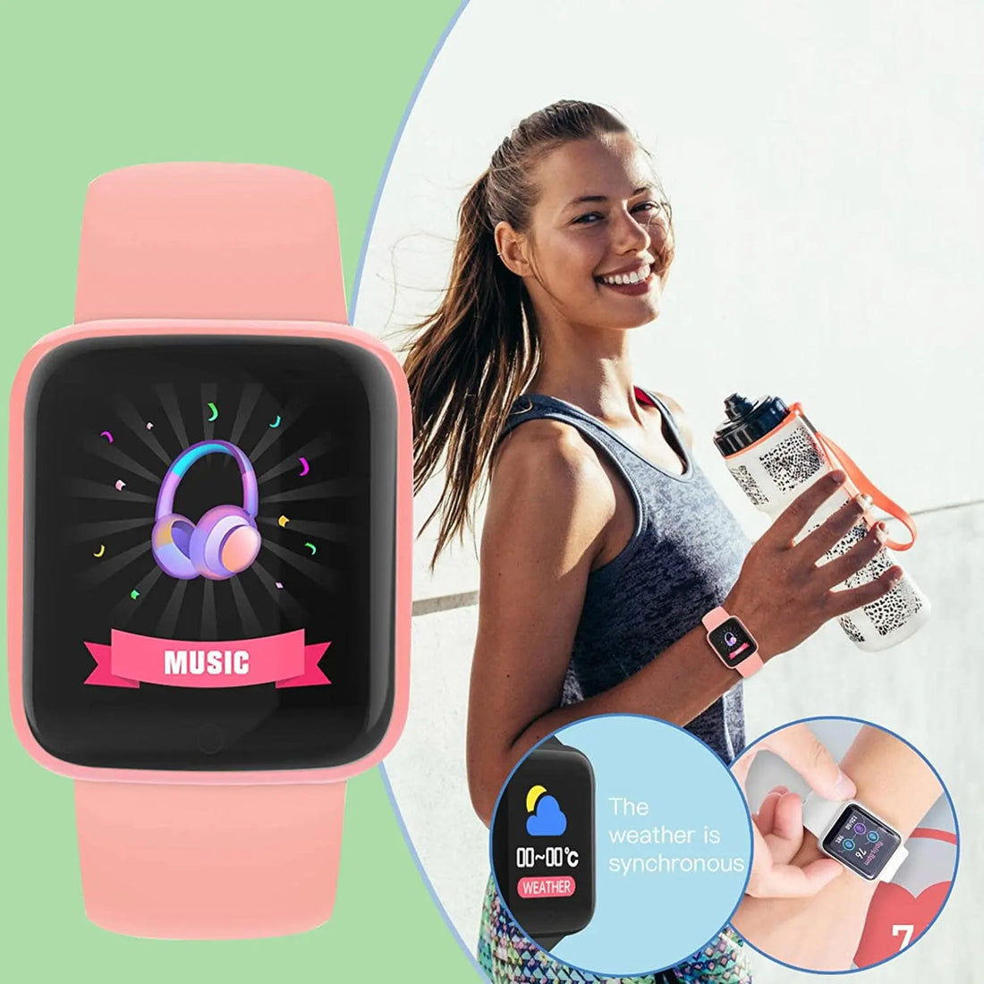 Multifunctional Smart Watch Y68/D20