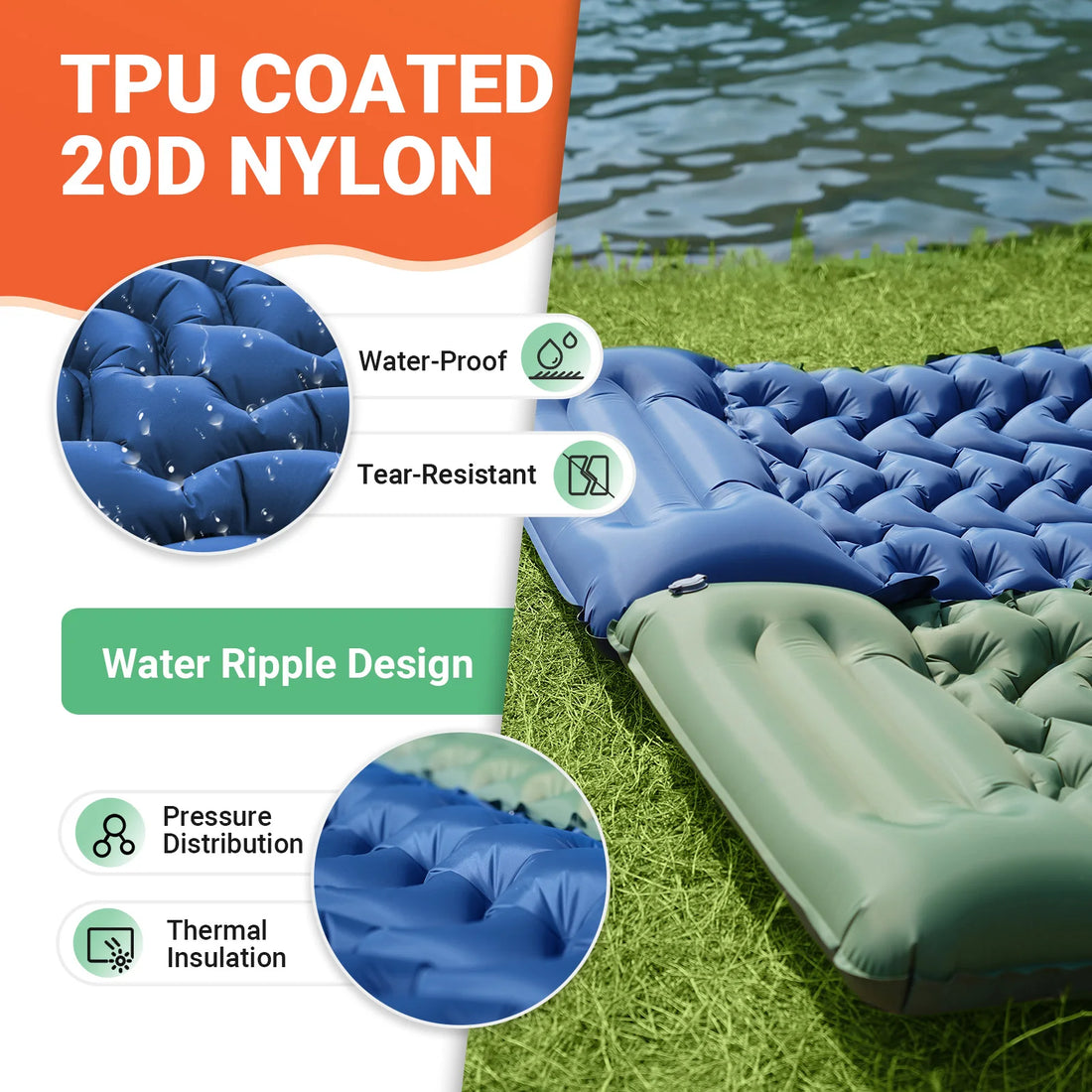 KingCamp Self-Inflating Sleeping Pad