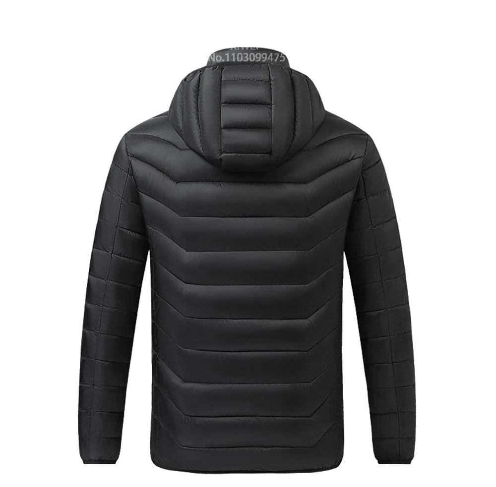 21-Zone USB Heated Jacket – Winter Heating Vest for Men & Women, Washable Outdoor Coat