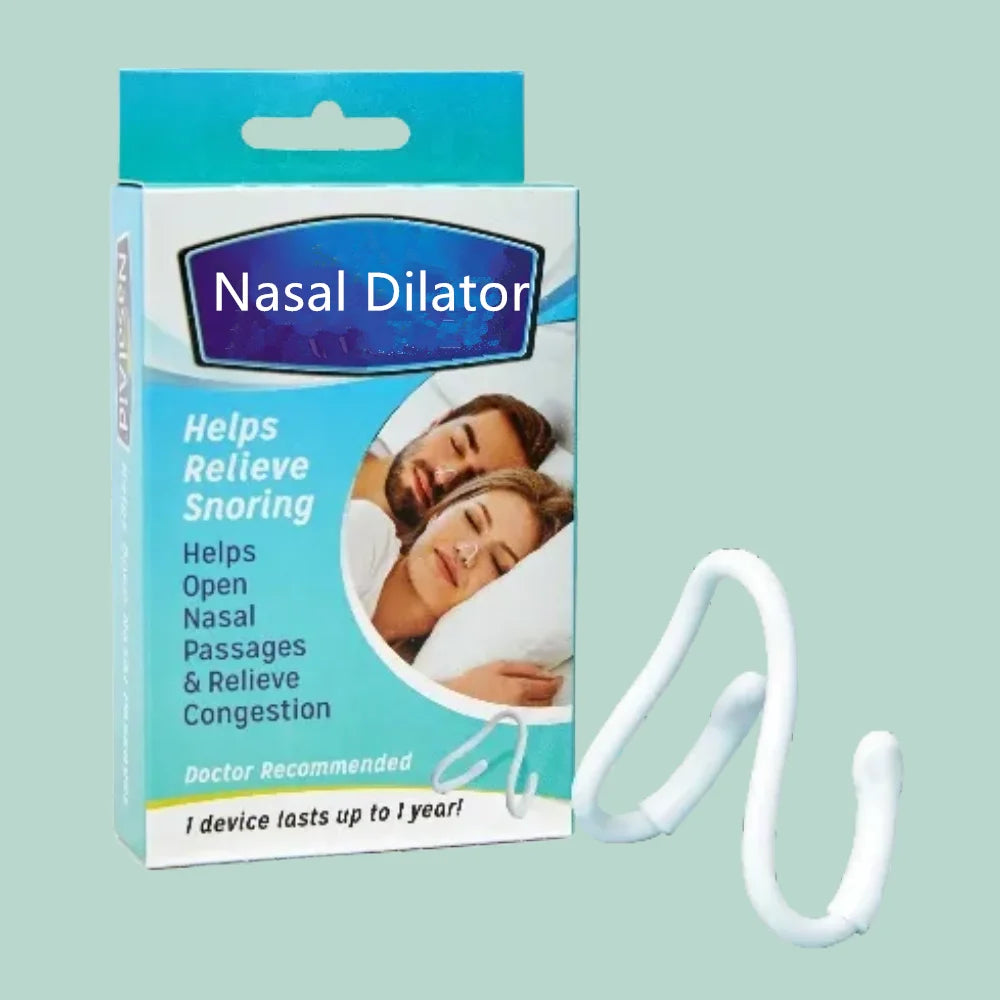 Silicone Nasal Dilator – Anti-Snoring Nose Clip for Easier Breathing & Better Sleep